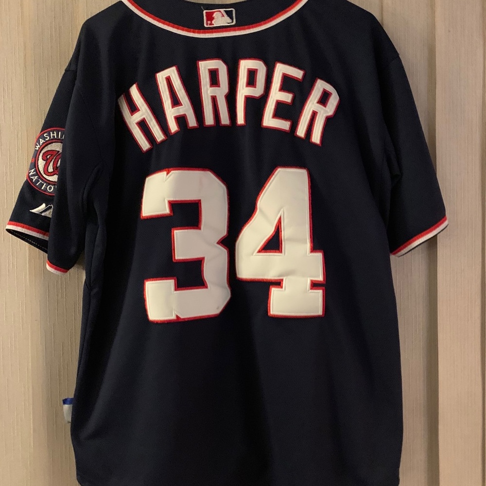 Majestic Bryce Harper Washington MLB Jersey